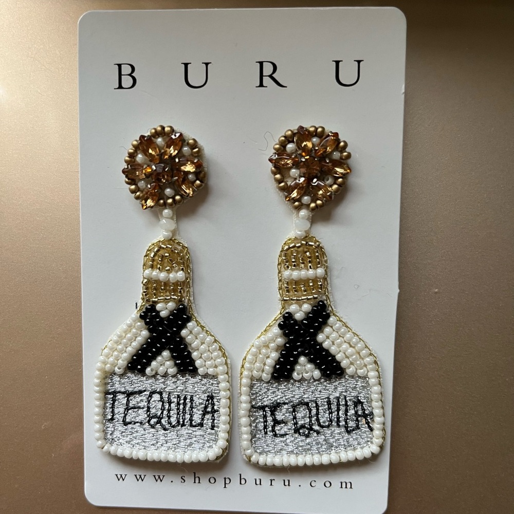 Buru Beaded Tequila Earrings